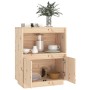Aparador de madera maciza de pino 60x34x75 cm de vidaXL, Aparadores - Ref: Foro24-813520, Precio: 69,59 €, Descuento: %