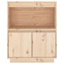 Aparador de madera maciza de pino 60x34x75 cm de vidaXL, Aparadores - Ref: Foro24-813520, Precio: 69,59 €, Descuento: %