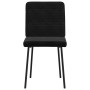 Silla de comedor 6 unidades terciopelo negro en Sillas de comedor | Comprar online en Foru.es