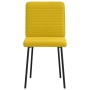 Sillas de comedor 6 unidades terciopelo amarillo en Sillas de comedor | Comprar online en Foru.es