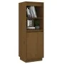 Aparador alto de madera maciza de pino marrón miel 37x34x110 cm de vidaXL, Aparadores - Ref: Foro24-813518, Precio: 69,03 €, ...