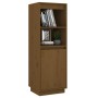 Aparador alto de madera maciza de pino marrón miel 37x34x110 cm de vidaXL, Aparadores - Ref: Foro24-813518, Precio: 69,91 €, ...