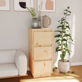 Aparador de madera maciza de pino 32x34x75 cm de vidaXL, Aparadores - Ref: Foro24-813365, Precio: 60,48 €, Descuento: %