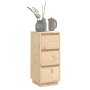 Aparador de madera maciza de pino 32x34x75 cm de vidaXL, Aparadores - Ref: Foro24-813365, Precio: 60,48 €, Descuento: %