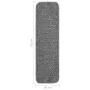 Alfombrillas de escalera 15 uds gris rectangular 75x20 cm de vidaXL, Alfombrillas para escalones - Ref: Foro24-340397, Precio...