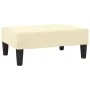 Taburete de cuero sintético color crema 78x56x32 cm de vidaXL, Otomanas - Ref: Foro24-337709, Precio: 67,83 €, Descuento: %