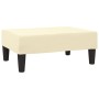 Taburete de cuero sintético color crema 78x56x32 cm de vidaXL, Otomanas - Ref: Foro24-337709, Precio: 65,72 €, Descuento: %