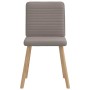 Sillas de comedor 6 unidades de tela gris taupe en Sillas de comedor | Comprar online en Foru.es