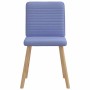 Sillas de comedor 6 uds tela azul jeans en Sillas de comedor | Comprar online en Foru.es