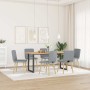 Sillas de comedor 6 unidades de tela gris claro en Sillas de comedor | Comprar online en Foru.es