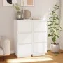 Sideboard 2 Stück aus massivem weißem Kiefernholz 32x34x75 cm von vidaXL, Sideboards - Ref: Foro24-813368, Preis: 87,76 €, Ra...