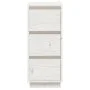 Aparador 2 uds madera maciza de pino blanco 32x34x75 cm de vidaXL, Aparadores - Ref: Foro24-813368, Precio: 87,76 €, Descuent...