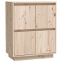 Aparador de madera maciza de pino 60x34x75 cm de vidaXL, Aparadores - Ref: Foro24-813375, Precio: 73,21 €, Descuento: %