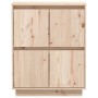 Aparador de madera maciza de pino 60x34x75 cm de vidaXL, Aparadores - Ref: Foro24-813375, Precio: 73,21 €, Descuento: %