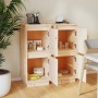 Aparador 2 uds madera maciza de pino 31,5x34x75 cm de vidaXL, Aparadores - Ref: Foro24-813381, Precio: 101,33 €, Descuento: %