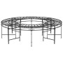 Banco de jardín redondo de acero negro 160 cm de vidaXL, Bancos de jardín - Ref: Foro24-318821, Precio: 256,35 €, Descuento: %