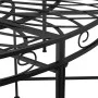 Banco de jardín redondo de acero negro 160 cm de vidaXL, Bancos de jardín - Ref: Foro24-318821, Precio: 251,34 €, Descuento: %