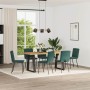 Sillas de comedor 6 unidades terciopelo verde oscuro en Sillas de comedor | Comprar online en Foru.es