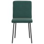 Sillas de comedor 6 unidades terciopelo verde oscuro en Sillas de comedor | Comprar online en Foru.es