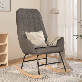 Silla mecedora de tela gris claro de vidaXL, Mecedoras - Ref: Foro24-341253, Precio: 125,54 €, Descuento: %