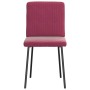 Sillas de comedor 6 unidades terciopelo rojo tinto en Sillas de comedor | Comprar online en Foru.es