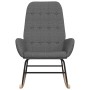 Silla mecedora de tela gris claro de vidaXL, Mecedoras - Ref: Foro24-341253, Precio: 125,54 €, Descuento: %