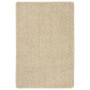 Alfombra peluda antideslizante color crema 140x200 cm de vidaXL, Alfombras - Ref: Foro24-340389, Precio: 59,85 €, Descuento: %