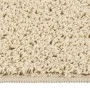 Alfombra peluda antideslizante color crema 140x200 cm de vidaXL, Alfombras - Ref: Foro24-340389, Precio: 58,88 €, Descuento: %