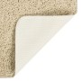 Alfombra peluda antideslizante color crema 140x200 cm de vidaXL, Alfombras - Ref: Foro24-340389, Precio: 59,85 €, Descuento: %