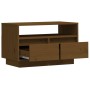 Mueble de TV madera maciza de pino marrón miel 60x35x37 cm de vidaXL, Muebles TV - Ref: Foro24-813428, Precio: 46,15 €, Descu...