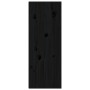 Armario de pared de madera maciza de pino negro 30x30x80 cm de vidaXL, Estantes y estanterías - Ref: Foro24-813503, Precio: 5...