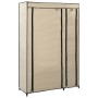 Armarios plegables 2 unidades de tela color crema 110x45x175 cm en Armarios roperos | Comprar online en Foru.es