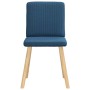 Sillas de comedor 6 unidades tela azul en Sillas de comedor | Comprar online en Foru.es