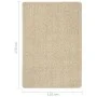 Alfombra peluda antideslizante color crema 120x170 cm de vidaXL, Alfombras - Ref: Foro24-340388, Precio: 44,60 €, Descuento: %