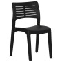 Sillas de jardín 2 unidades polipropileno gris antracita de vidaXL, Sillas de jardín - Ref: Foro24-317728, Precio: 84,43 €, D...