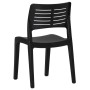 Sillas de jardín 2 unidades polipropileno gris antracita de vidaXL, Sillas de jardín - Ref: Foro24-317728, Precio: 84,43 €, D...