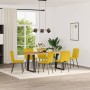 Sillas de comedor 6 unidades terciopelo amarillo en Sillas de comedor | Comprar online en Foru.es