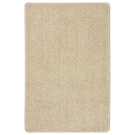 Alfombra peluda antideslizante color crema 200x290 cm de vidaXL, Alfombras - Ref: Foro24-340391, Precio: 125,71 €, Descuento: %