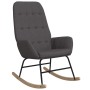 Silla mecedora de tela gris oscuro de vidaXL, Mecedoras - Ref: Foro24-341254, Precio: 126,29 €, Descuento: %
