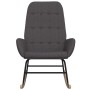 Silla mecedora de tela gris oscuro de vidaXL, Mecedoras - Ref: Foro24-341254, Precio: 126,29 €, Descuento: %