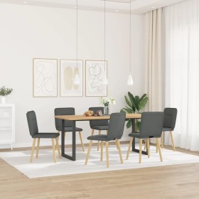 Sillas de comedor 6 unidades tela gris oscuro en Sillas de comedor | Comprar online en Foru.es