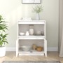 Aparador de madera maciza de pino blanco 60x34x75 cm de vidaXL, Aparadores - Ref: Foro24-813521, Precio: 86,27 €, Descuento: %