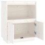 Aparador de madera maciza de pino blanco 60x34x75 cm de vidaXL, Aparadores - Ref: Foro24-813521, Precio: 86,27 €, Descuento: %