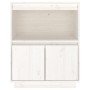 Aparador de madera maciza de pino blanco 60x34x75 cm de vidaXL, Aparadores - Ref: Foro24-813521, Precio: 86,27 €, Descuento: %