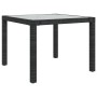 Juego de comedor exterior 3 pzas con cojines ratán negro de vidaXL, Conjuntos de jardín - Ref: Foro24-3094825, Precio: 245,55...