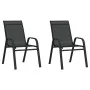 Juego de bistro de jardín de 3 piezas negro de vidaXL, Conjuntos de jardín - Ref: Foro24-318774, Precio: 141,85 €, Descuento: %