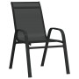Juego de bistro de jardín de 3 piezas negro de vidaXL, Conjuntos de jardín - Ref: Foro24-318774, Precio: 144,58 €, Descuento: %