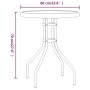 Juego de bistro de jardín de 3 piezas negro de vidaXL, Conjuntos de jardín - Ref: Foro24-318774, Precio: 144,58 €, Descuento: %
