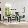 Sillas de comedor 6 unidades terciopelo verde oscuro en Sillas de comedor | Comprar online en Foru.es