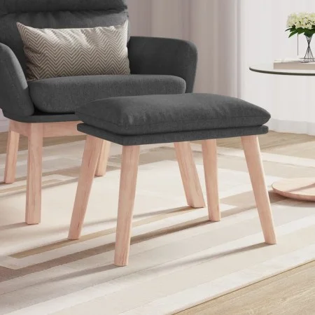 Dark gray fabric footstool 45x29.5x35 cm by vidaXL, Ottomans - Ref: Foro24-341425, Price: 35,99 €, Discount: %